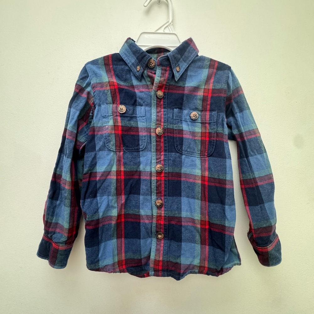 Duluth Plaid Flannel Button-Up Kids Shirt